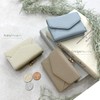 Compact Mini Wallet, Genuine Leather, Small Folding Wallet, Trifold Wallet,