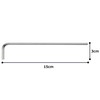 TONE AL-04 Long Hexagonal Bar L-Shaped Wrench Double Side Width