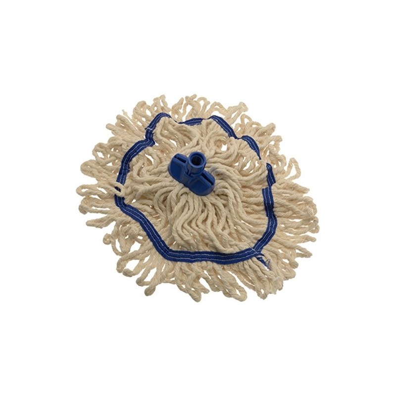 Cleenol 191288B Midi Mop Head - White/ Blue