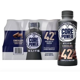 Fairlife Core Power Elite 14 fl. oz Chocolate Protein Shake - 8 Pack kosher