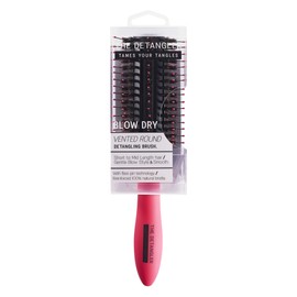 The Detangler Blow Dry Vented Round Grooming Hair Brush with Reinforced Bristle, Melon