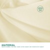 Surmente Ivory Table Skirt, 14ft Polyester Tablecloth for Weddings, Banquets,
