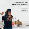 Toallas de papel reutilizables, lavables, paquete de 20, toallas de