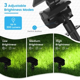 VOLISUN Solar Spot Lights Outdoor Waterproof IP67, 27 LED with 3 Lighting Modes Solar Lights Outdoor Spotlights Auto On/Off Solar Landscape Lights for Yard Garden House Pathway(4 Pack- Cool White)