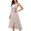 DRESSTELLS Women's Casual Dresses 2025 High Low Spring Boho Bridesmaid