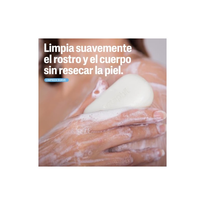 Cetaphil Barra Dermolimpiadora Facial Corporal Piel Sensible Seca 127 g