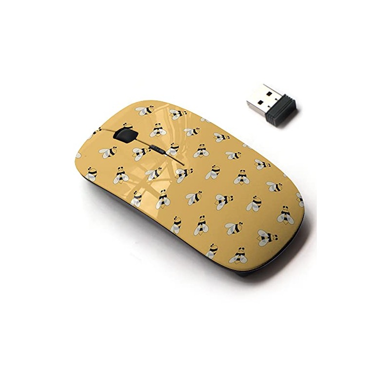 2.4G Wireless Mouse with Cute Pattern Design for All Laptops
