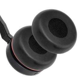 Tweozhui 1 Pair of Ear Pads for Jabra Evolve2 75, The Material is Sponge for Jabra Evolve2 75 Replacement Ear Pads, Compatible with Jabra Evolve 75 75+ / 75 UC / 75MS, Headset Replacement Parts, Black