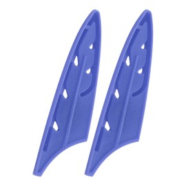uxcell 2 Pcs Knife Cover Sleeves, 3.9" x 1" PP Knives Edge Guard Blade Protector Universal Knife Sheath for Home Kitchen, Blue