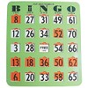 MaxiAids Easy Read Finger Tip Bingo Card - Green