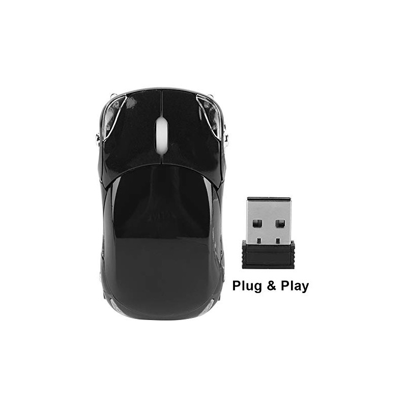 Wendry Wireless Mouse, Ultra-Thin 2.4GP Wireless Bluetooth Mouse óptico Mute