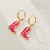 RUOFFETA Western Cowgirl Boot Earrings for Women, Cowgirl Hat dangle