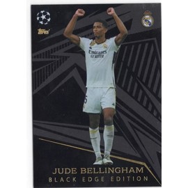 Match Attax Extra 2023 2024 Jude Bellingham Black Edge Trading Card