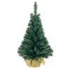Artificial Green Tree In Jute Bag - 45cm