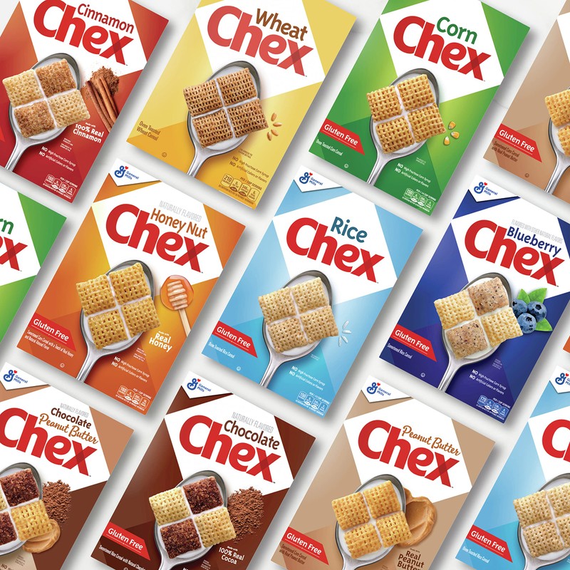 Chex CinnamonBreakfast Cereal, Gluten Free, 19.2 oz (Pack of 5)