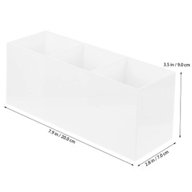 PACKOVE Makeup Brush Storage Rack Makeup Organizer for Desktop Convenient Cosmetics Storage Case Students and Colleagues Easy Access for Items