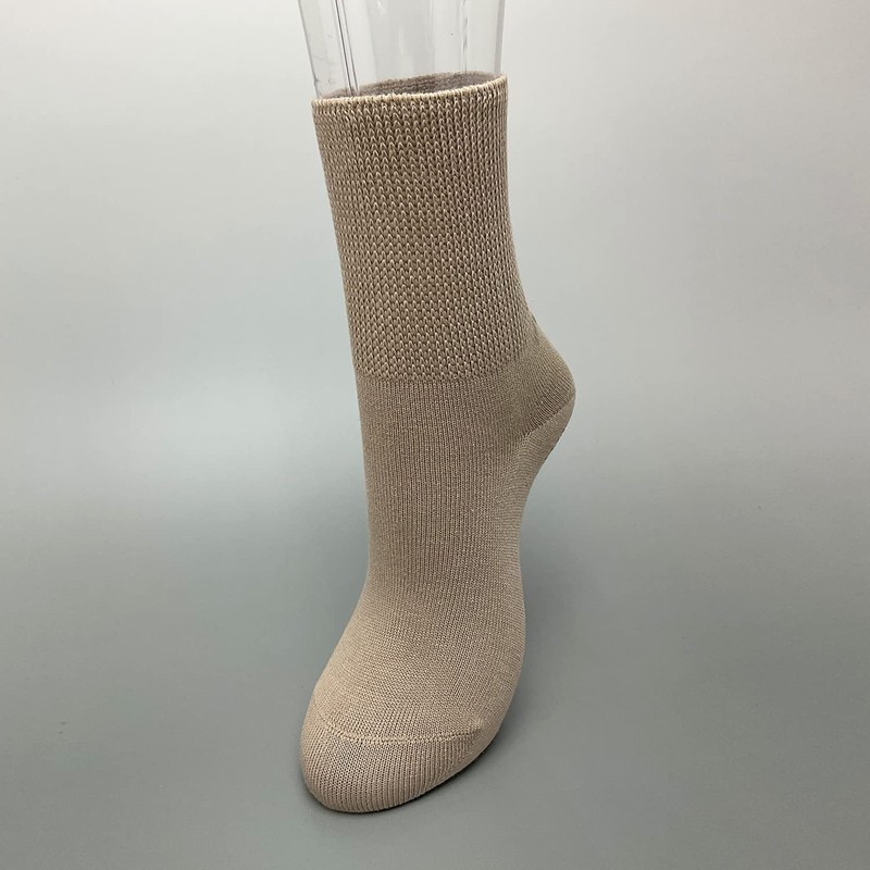 Angel Loose Opening Socks, Non-Slip, 8.7 - 9.4 inches (22