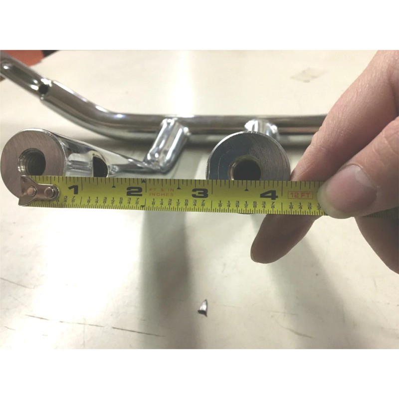 EMGO 10" Rise T Bars Drag Handlebars 1 1/4 Fat