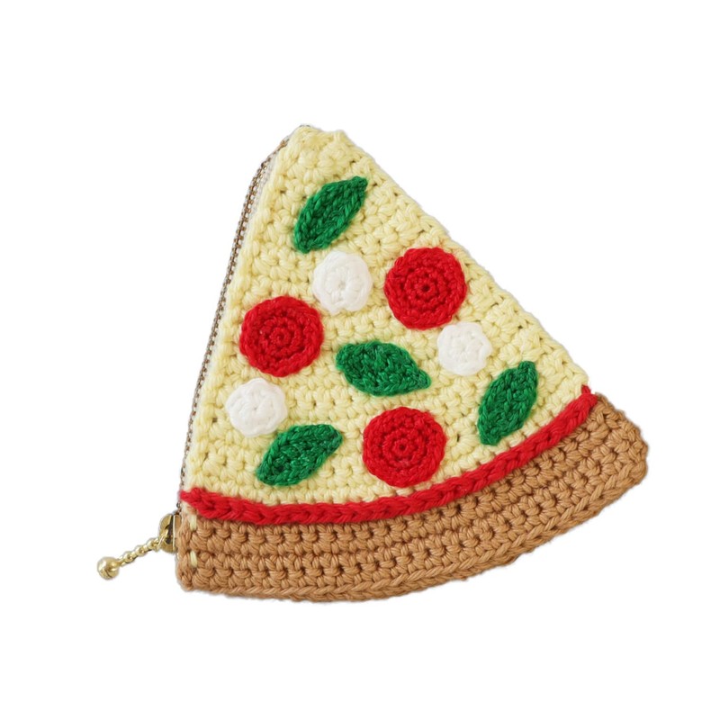 KIYOHARA HAPPY COTTONN Knitting Meal Pouch Kit with Pizza Making