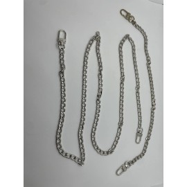 Sannix New 2 Purse Chain Strap Handle CrossBody Shoulder Replacement Strap 47” & 15.7”