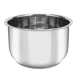 Linkidea Reiskocher Innentopf Ersatz, 304 Edelstahl Schnellkochtopf Topf, Multi-Cooker Ersatz Innenschale Kompatibel mit AROMA-ARC-954SBD (Silber)