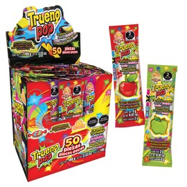 Trueno Pop 50 piezas, Caramelo Tronador Sabores Surtidos, Las Delicias.