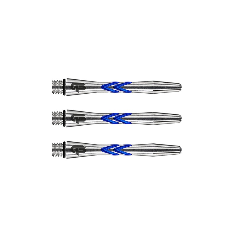 RED DRAGON Gerwyn Price Iceman V-Groove Aluminium Short Blue Stems