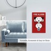 WMHUSU Decorative Outlet Covers Red Fire Alarm Print Novelty 1