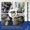 CHUN YUNG DA Heavy Duty Hose Clamps, Stainless Steel T