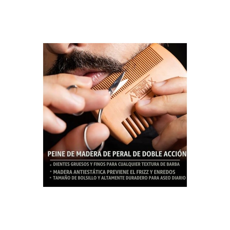 Viking Revolution Kit de cuidado de barba para hombres: el