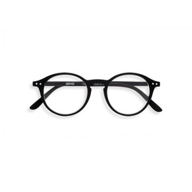IZIPIZI Unisex Shape D Lesebrille, Black Soft, one Size