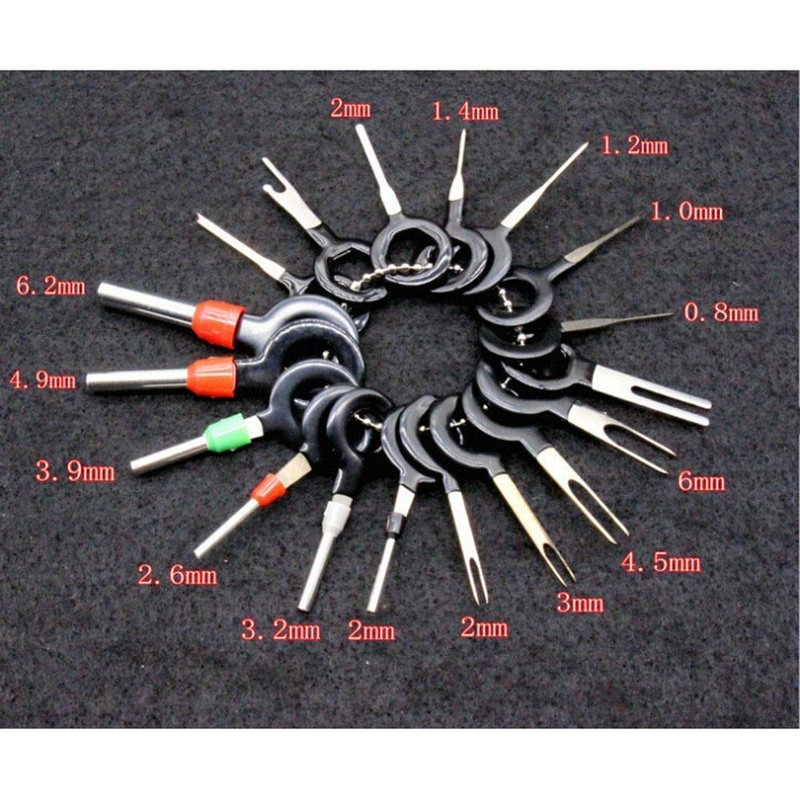 CESFONJER 18 Pcs Auto Terminals Removal Tool Set, Car Electrical