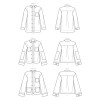 Simplicity SEWING PATTERN Womens Clothes - Shirt-Jacket Shacket Button-Down Plus