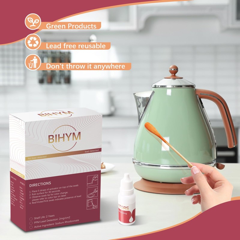 Lead Testing Kit for Dishes - BIHYM Updated Lead Test