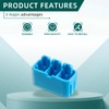 AUTOKAY 4Pcs 3-Pin Ignition Coil Pack Connector Plug Housing Compatible