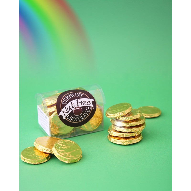 Vermont Nut Free Chocolates Dark Chocolate Coin Chest (2-Pack -