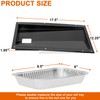DELSbbq 69804 Grease Tray with 10-Pcs 6415 Drip Pan Liner