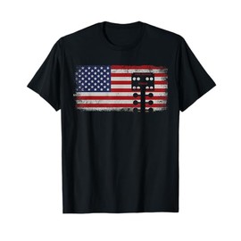 Drag Racing Race Car American Flag Vintage T-Shirt