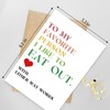 Naixiwen Funny Anniversary Card for Husband Wife, Dirty Birthday Card