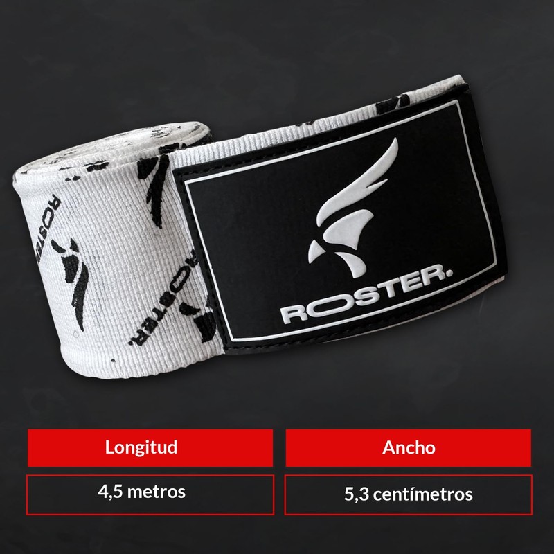ROSTER. Confezione da 2 bende Boxe (Rosse)