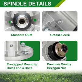 Deck Rebuild Kit for 48"John Dee re 155C, LA130, LA140, GY20454 GY20962 GY21098 Spindle(3pack)/GY20852 Blade (3pack)/GX20571 Be lt(1pack)/GY20067 Idler(1pack)/GY22082 Idler(2pack)/M155979 Idler(3pack)