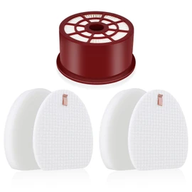 Erinice NV400 Filter Replacement for Shark Rotator Professional Upright Vacuum NV400 NV401 NV402 Accessories Washable Reusable Spare Part,1 HEPA + 2 Foam Filters Set, Compare to Part # XFF400 & XFH400