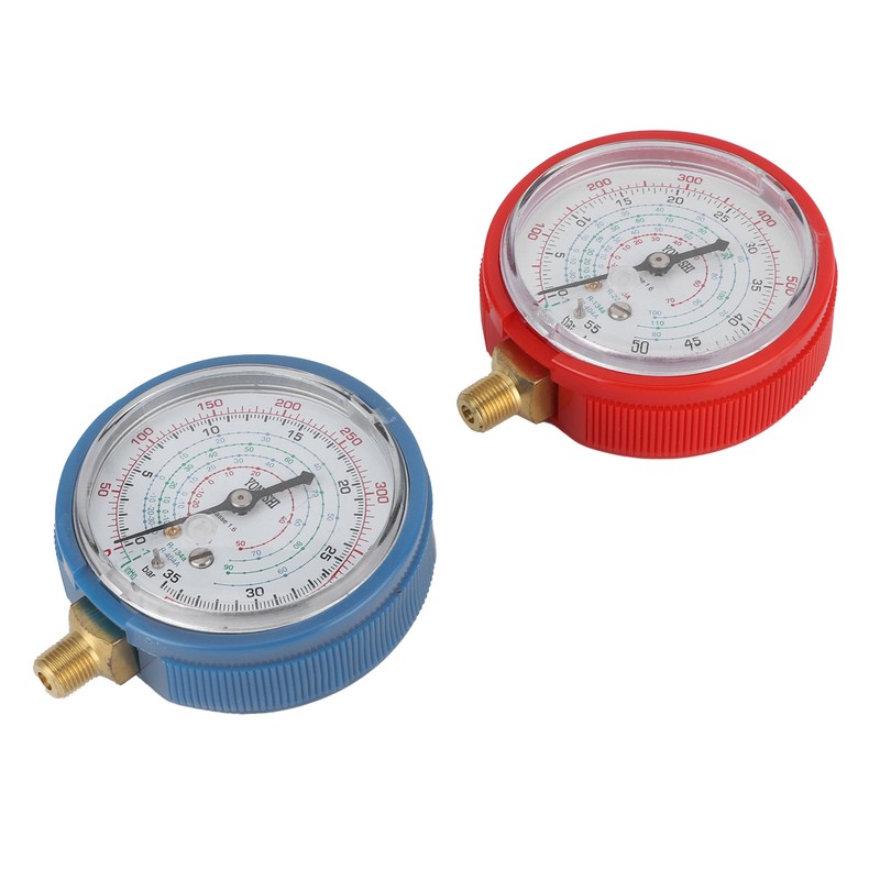 Air Conditioning Fluoride Pressure Gauge High/Low Pressure Meter AC Repairing