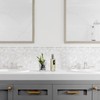 Peel and Stick Backsplash Mother of Pearl Tile, Yew &