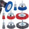 Ny lon Filament Brush - 9 Pack Abrasive Filament Nylon