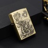 D.A.D Kerosene Trench Windproof Lighter - Engraved, Metal Vintage (Without Kerosene) (DG)