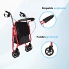 Andadera Ortopedica Asiento Silla Adulto Andador Con Ruedas