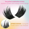 Lash Clusters Kit Volume Clutser Eyelash Extension Kit Thick Eyelash