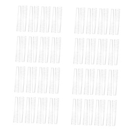 Gatuida 50Pcs Transparent Tweezers Covers Non Slip Protector Sleeves for Eyelash Extension Tools Easy Fit for Grafting Tweezers for Beauty Salons and Home Use