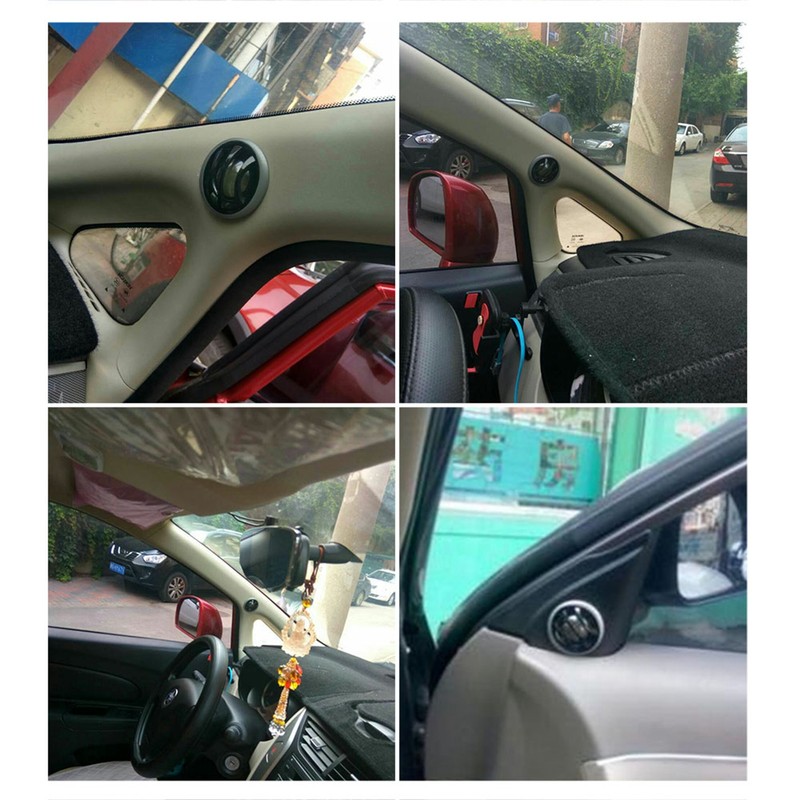 1 Pair 2in 150W Car Tweeter Speaker High Fidelity Silk